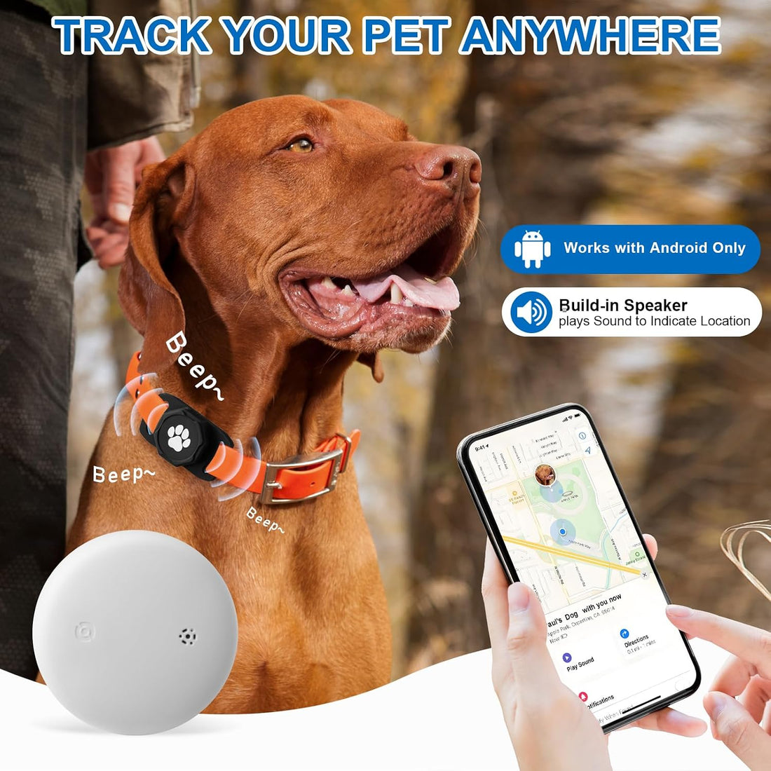 Smart Pet Tracker for Collar