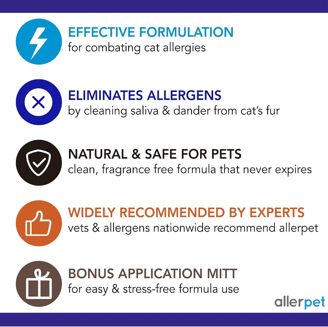 Allerpet Aloe Vera Free Cat Dander Remover - Pet Dander Allergy Relief