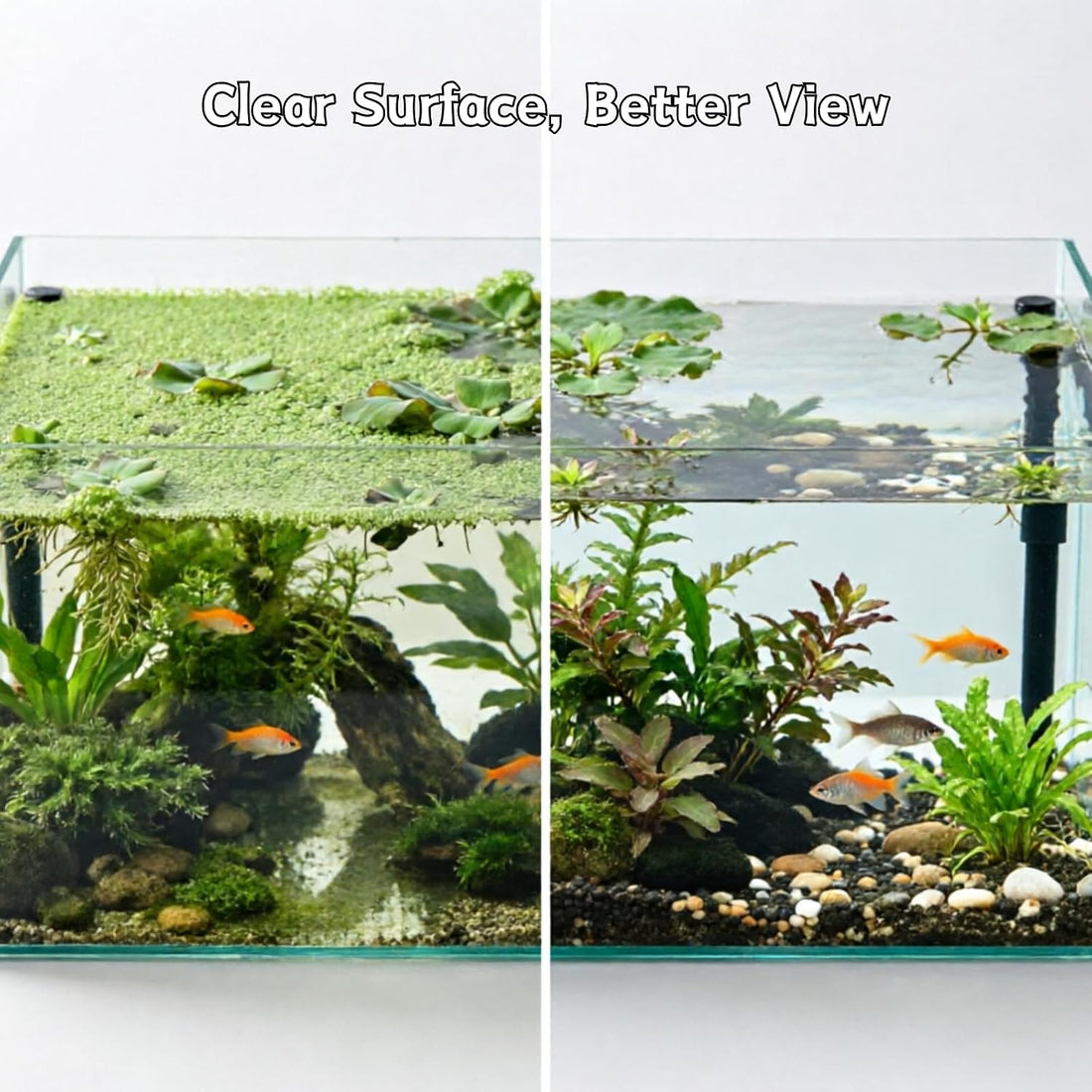 Duckweed Remover Tool for Aquarium, Floating Plant Skimmer