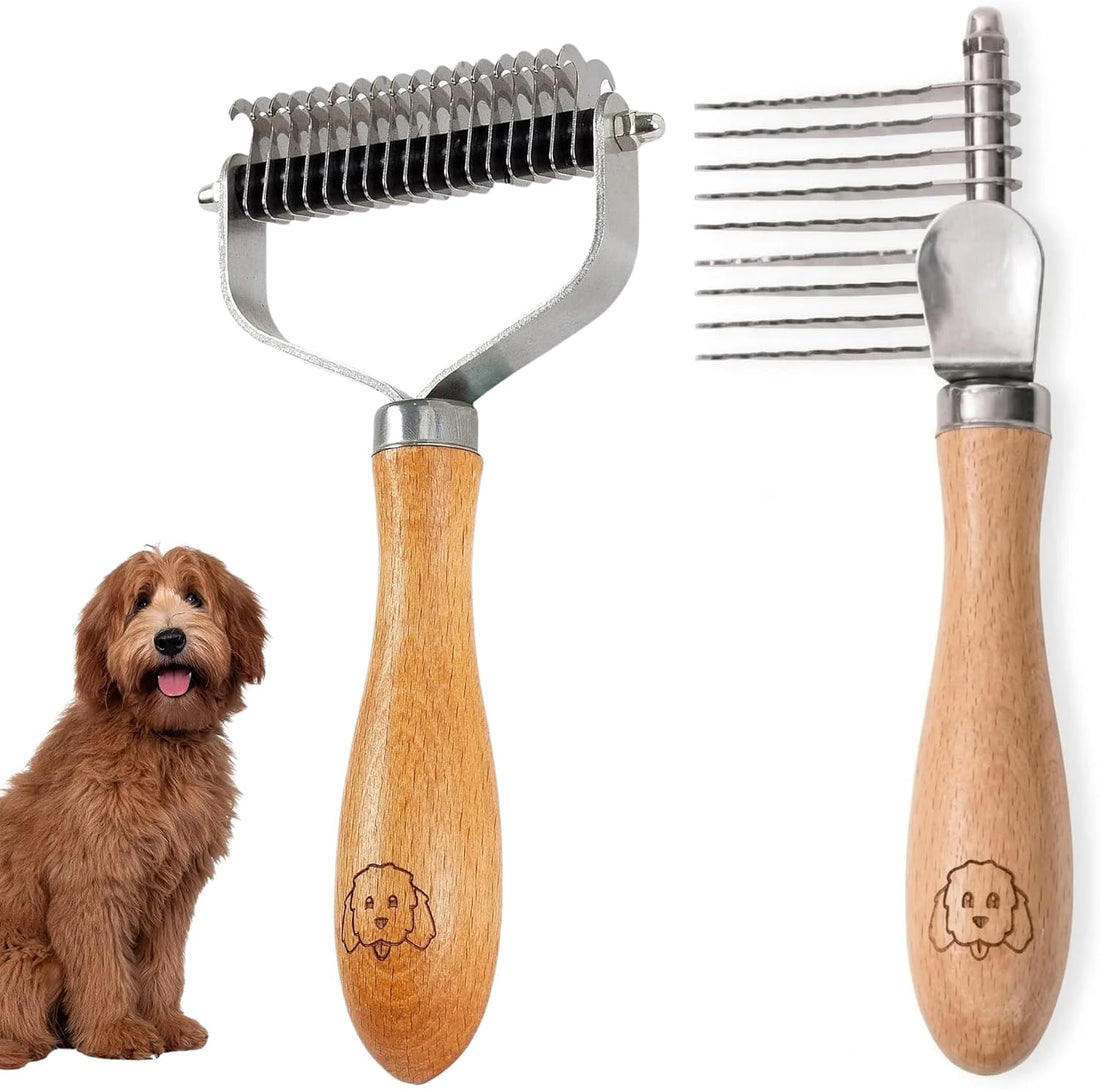 Pet Dematting Comb & Pet Dematting Brush & Rake