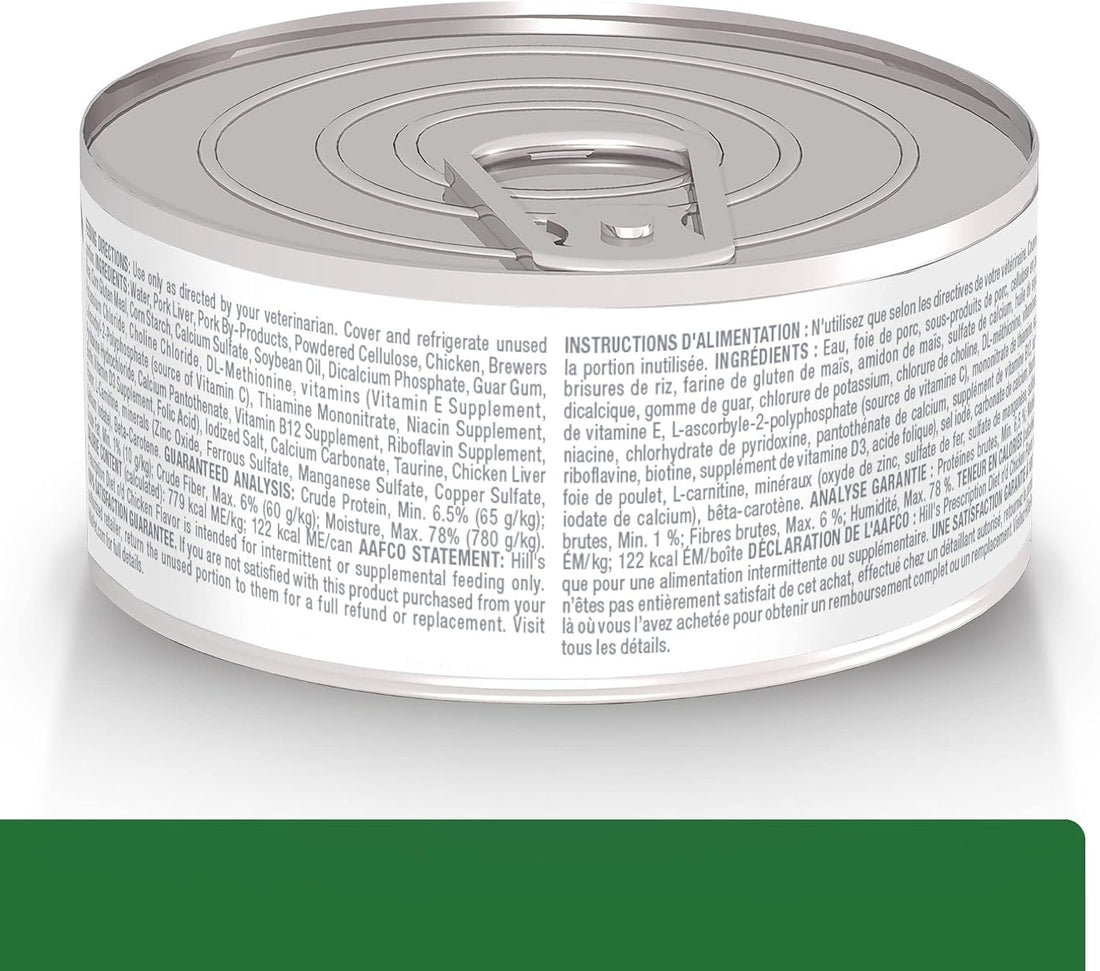 Hill's Prescription Diet r/d Weight Reduction Wet Cat Food, Chicken