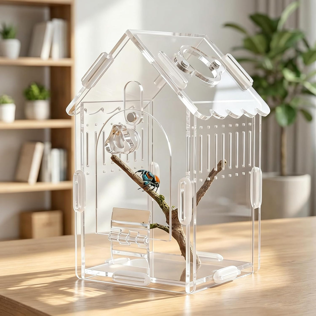 Acrylic Jumping Spider Enclosure: Arboreal Tarantula Enclosure