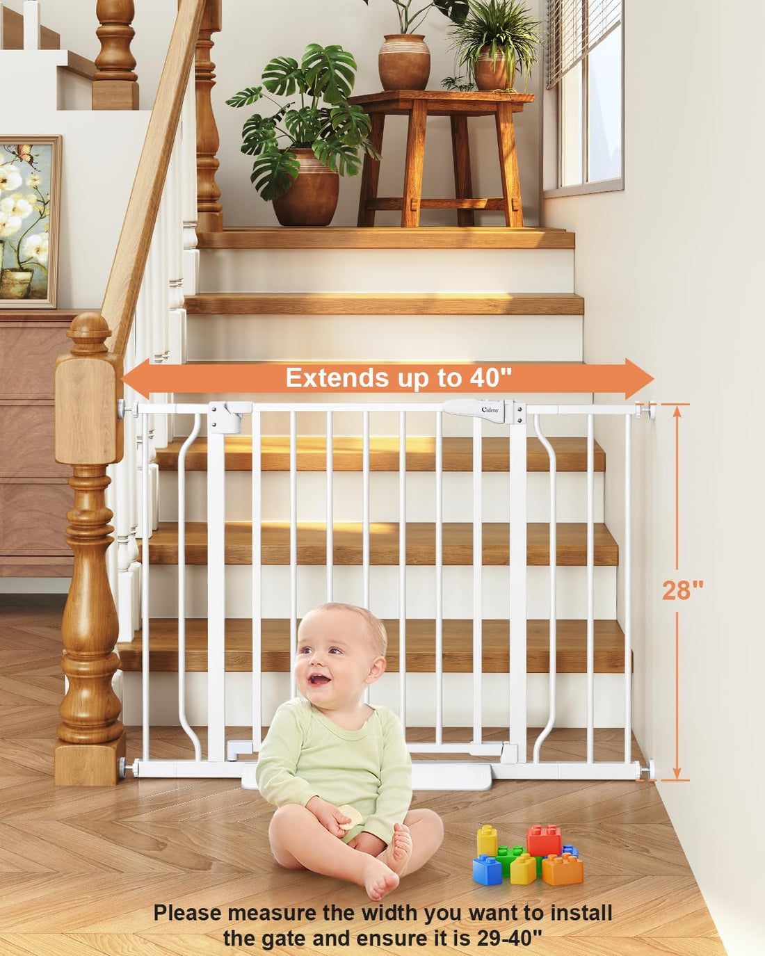 Cideny Baby Gate No Drilling