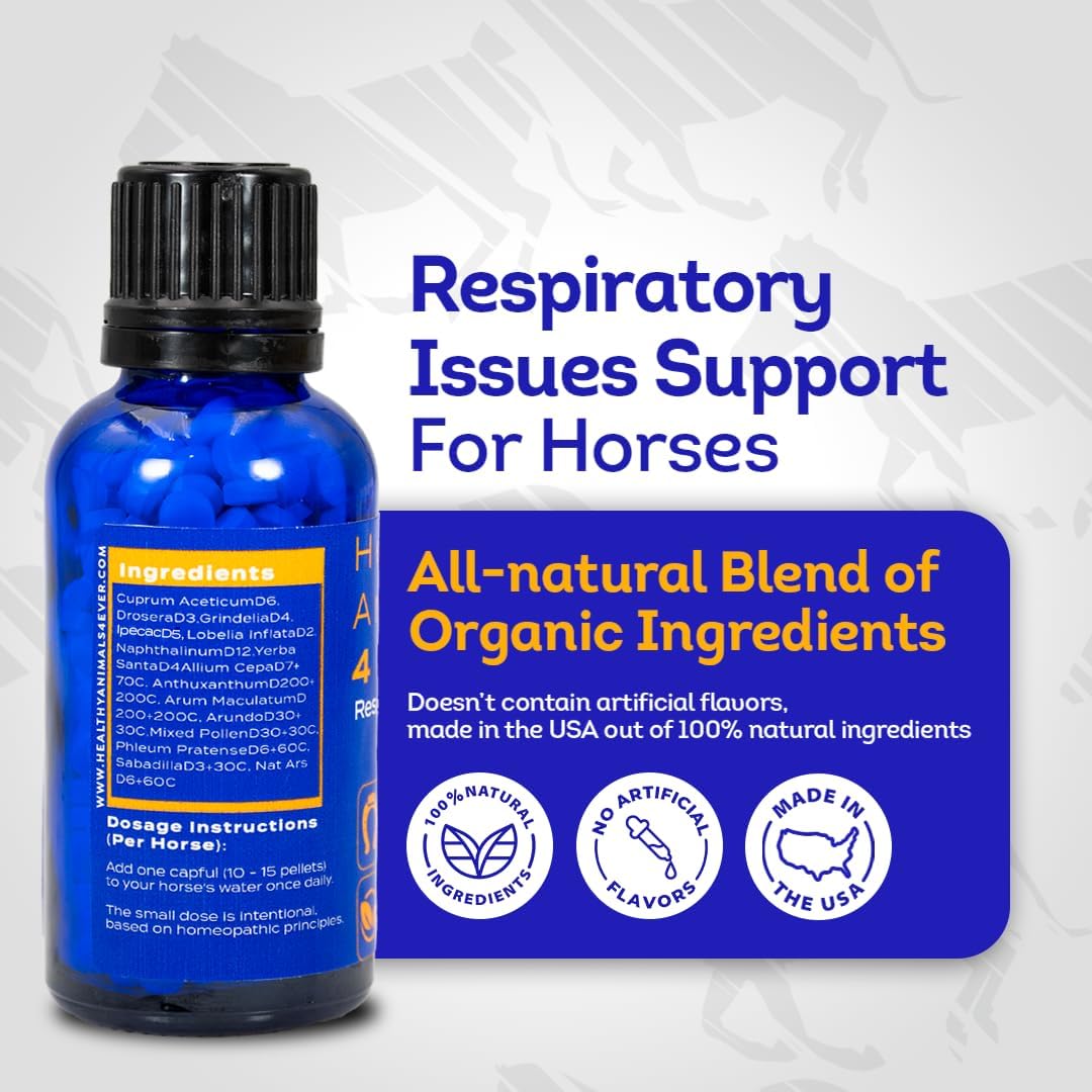 HA4E - Horse Respiratory Issues Support - Helps Prevent Heaves