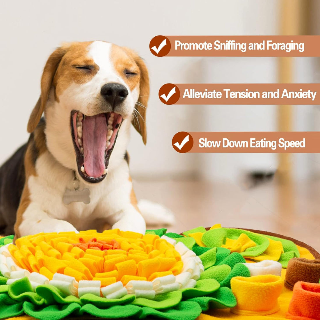 Snuffle Mat for Dogs, Pet Snuffle Mat for Small and Medium Dogs