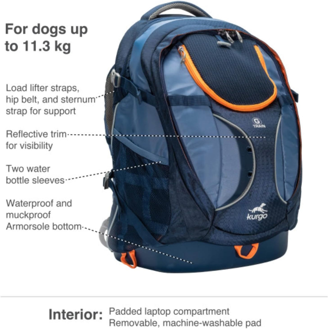 Kurgo G-Train Pet Carrier Backpack