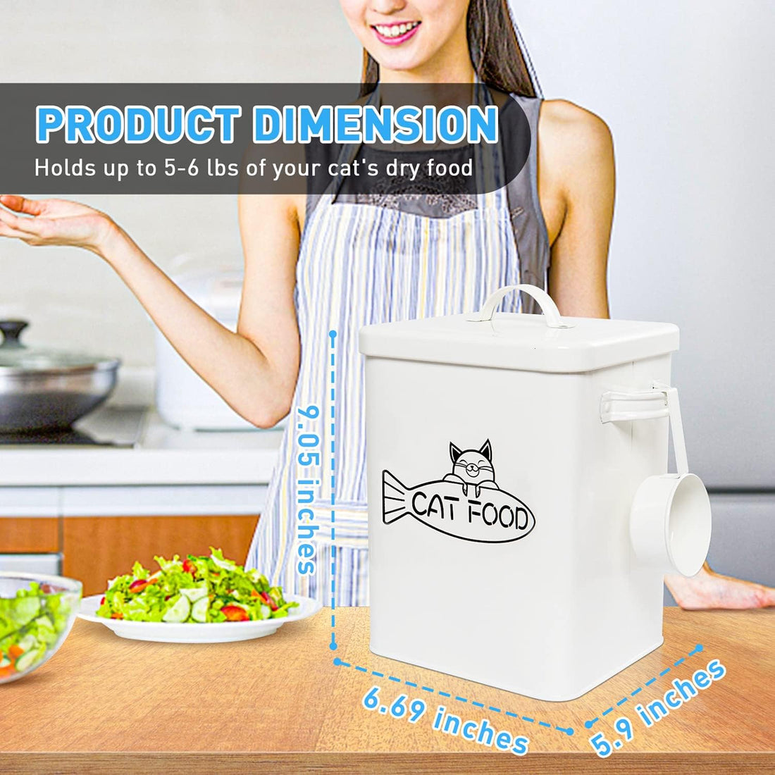 Vumdua Dog and Cat Food Storage Container