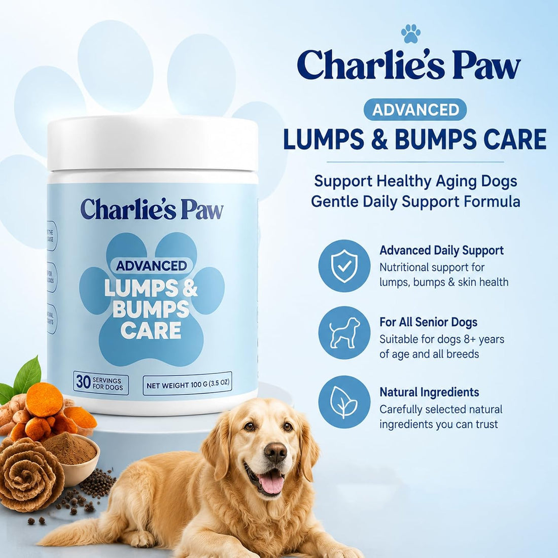Charlies Paw Lump and Bump, Charlies Paw Advanced Lumps and Bumps Care