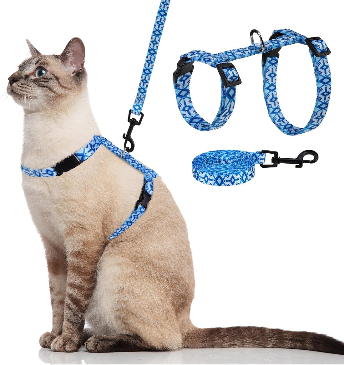 PAWCHIE Cat Harness with Leash and Collar Set