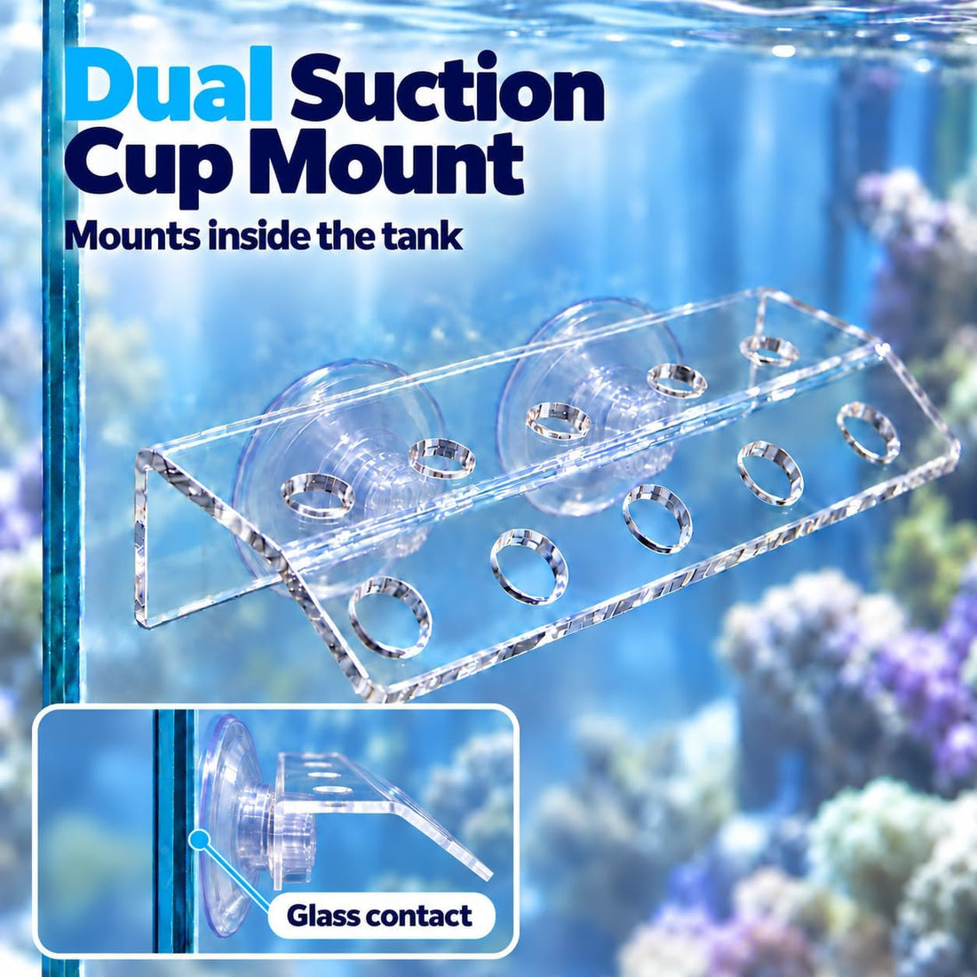 kcrygogo Coral Frag Holder Acrylic Coral Frag Rack with Powerful