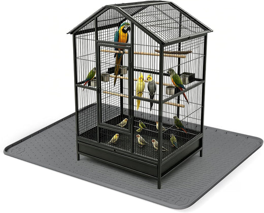 Silicone Bird Cage Mat 57" x 40" Under Crate Floor Protector