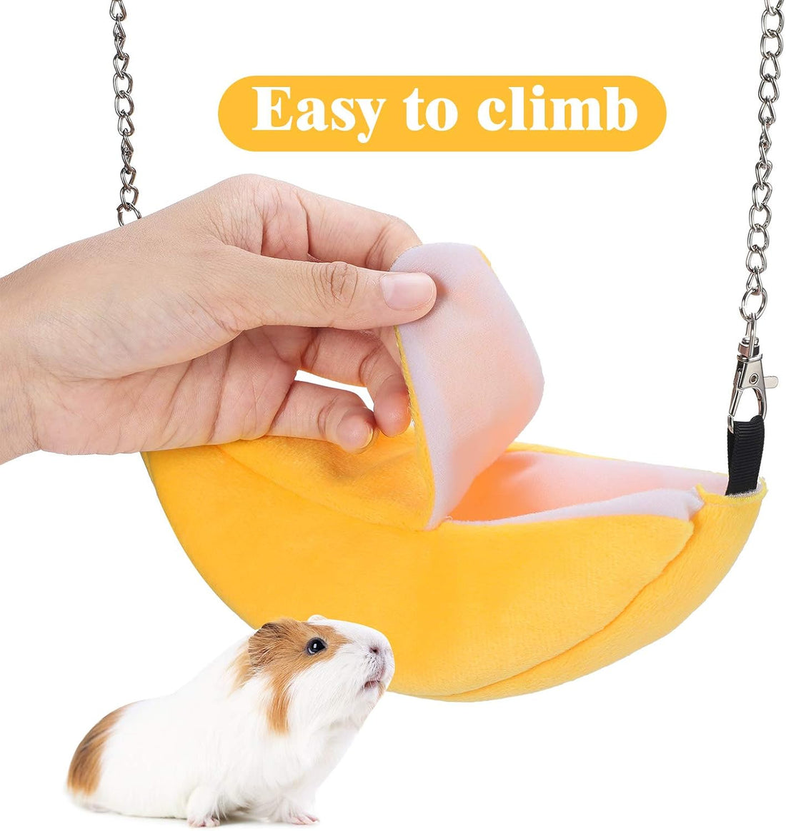 Jetec 2 Pcs Hamster Hammock Hanging Bed for Small Pets