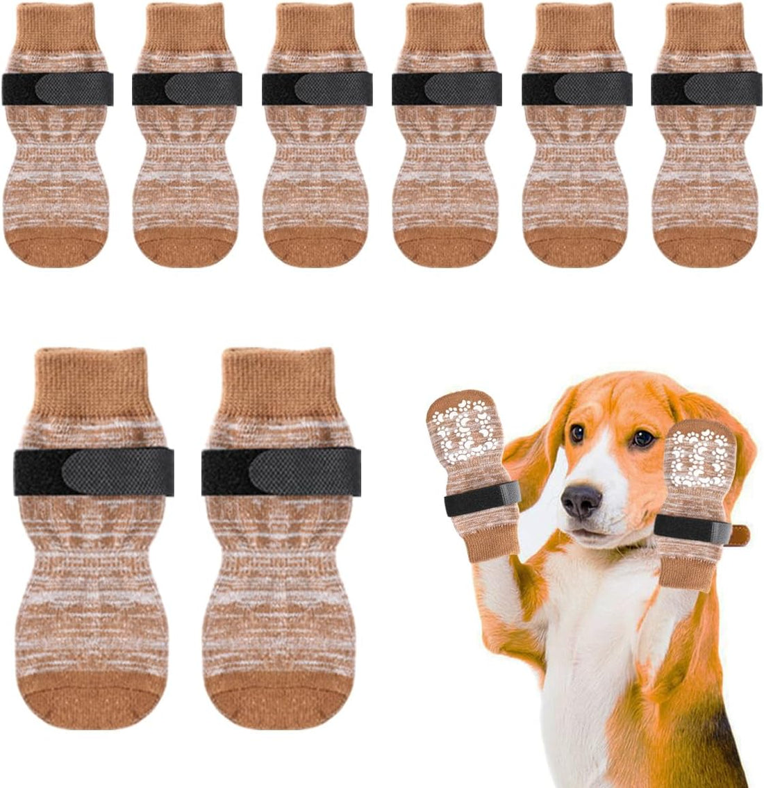 Dog Socks 12 Pack to Prevent Licking Paws