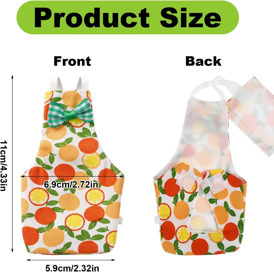 Jeffdad 4 Pcs Bird Diapers, Cute Pet Bird Diaper Pamper for Parrots
