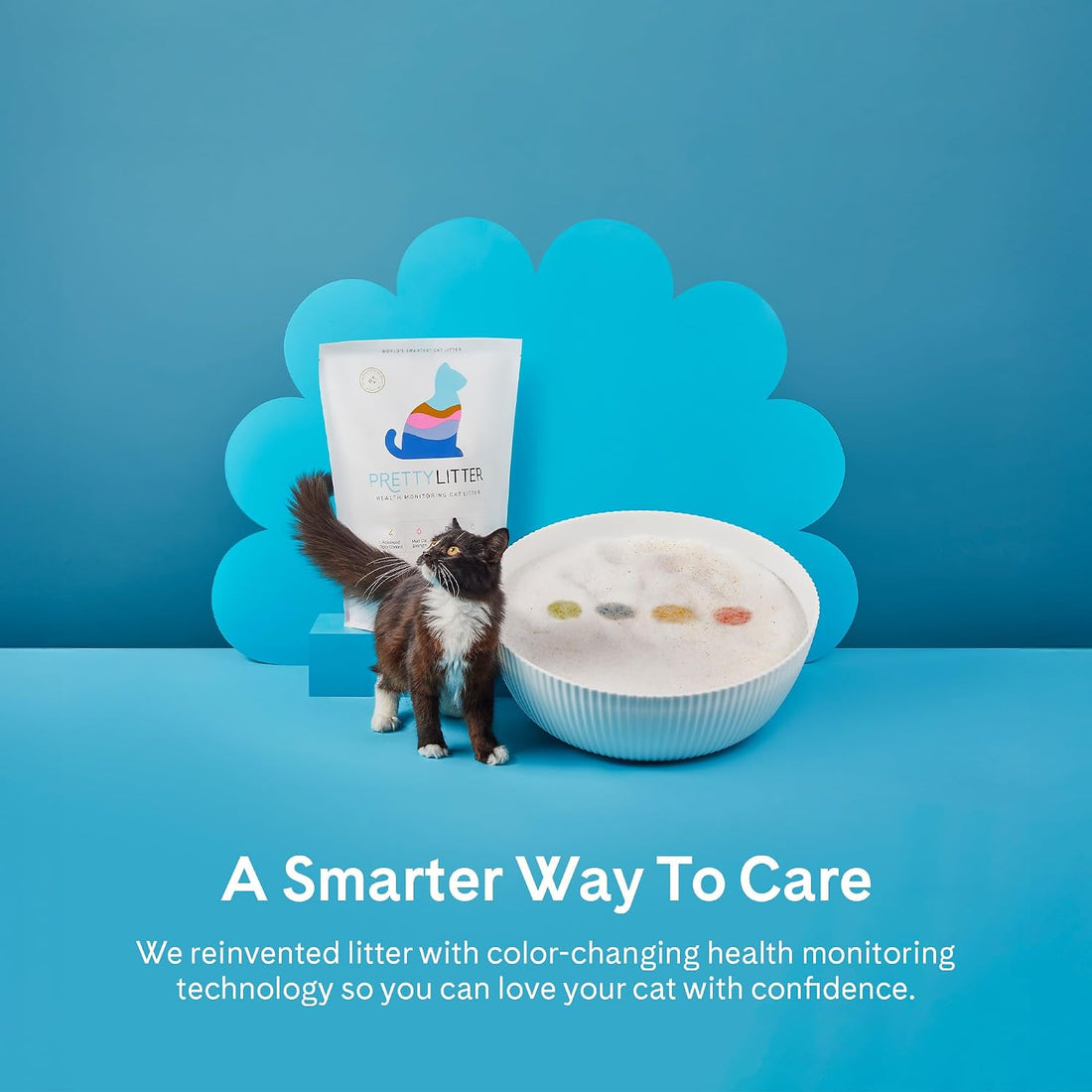 PrettyLitter Health Monitoring Cat Litter | Lightweight & Low Tracking