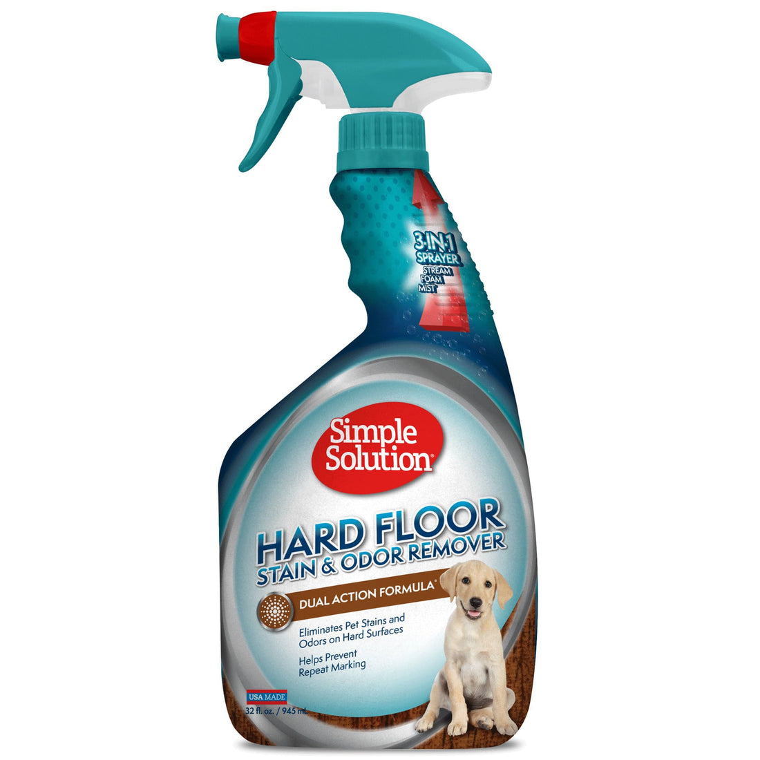 Simple Solution Hard Floor Dog Stain & Odor Remover, Enzyme Cleaner