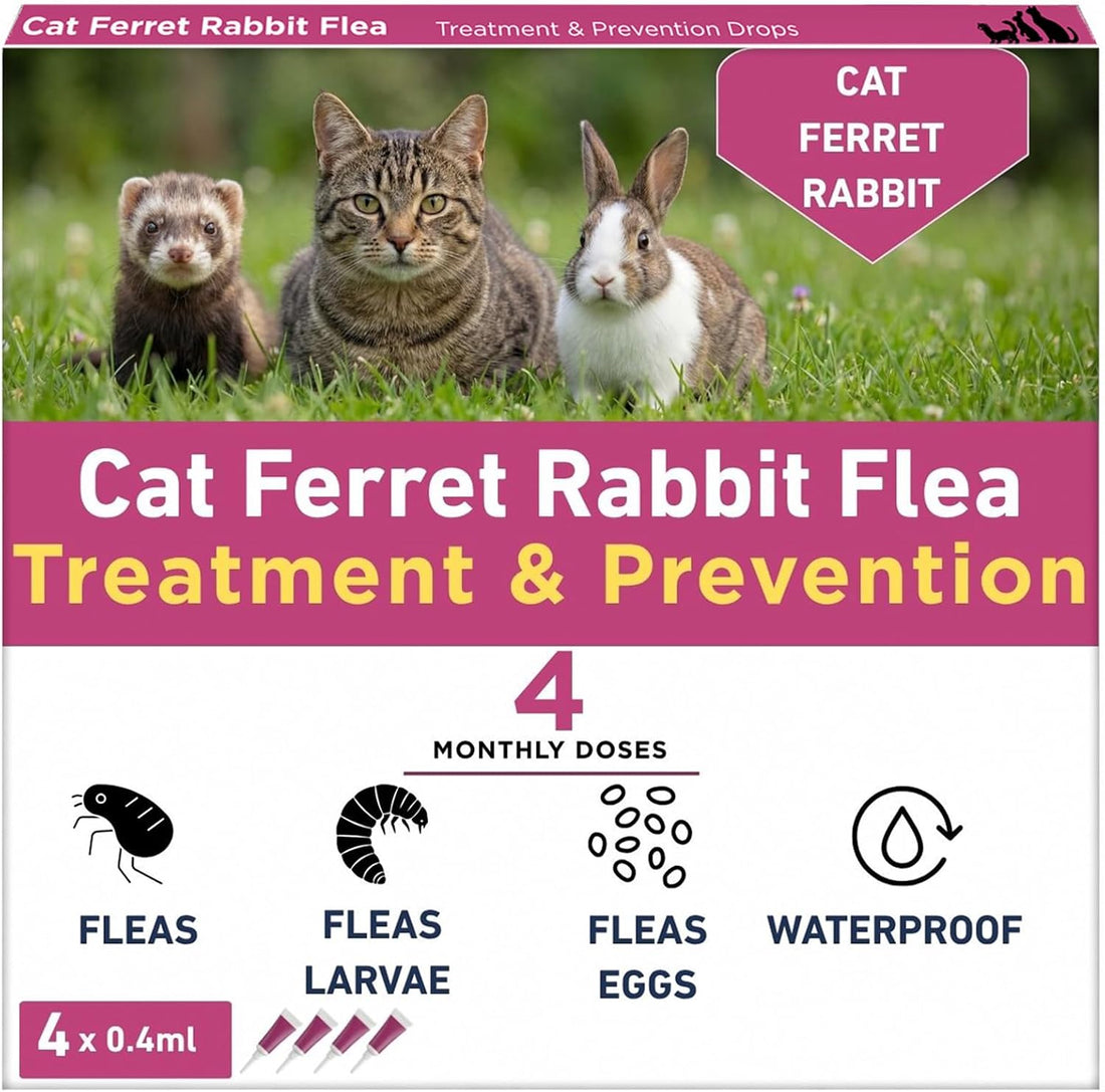 Topical Care Drops for Cats Spot-On Drops for Kitten Bunny Ferret