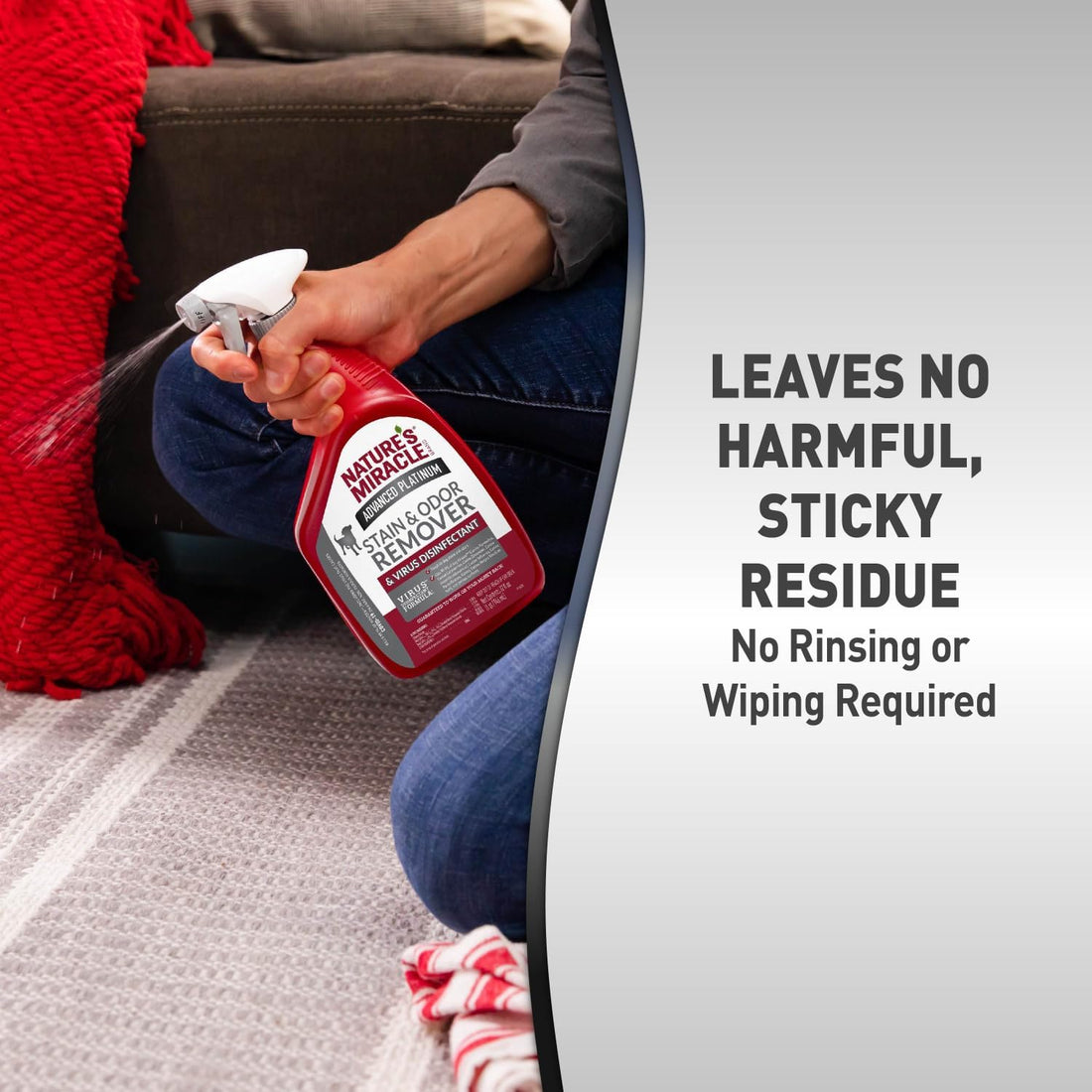 Nature's Miracle Advanced Platinum Dog Stain & Odor Remover, 32 oz