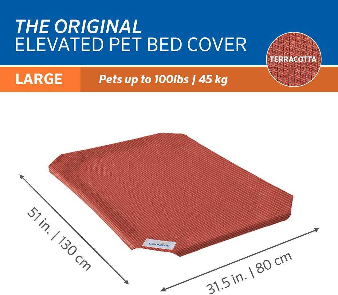 Original Pet Bed Replacement Cover - Terracotta - Large