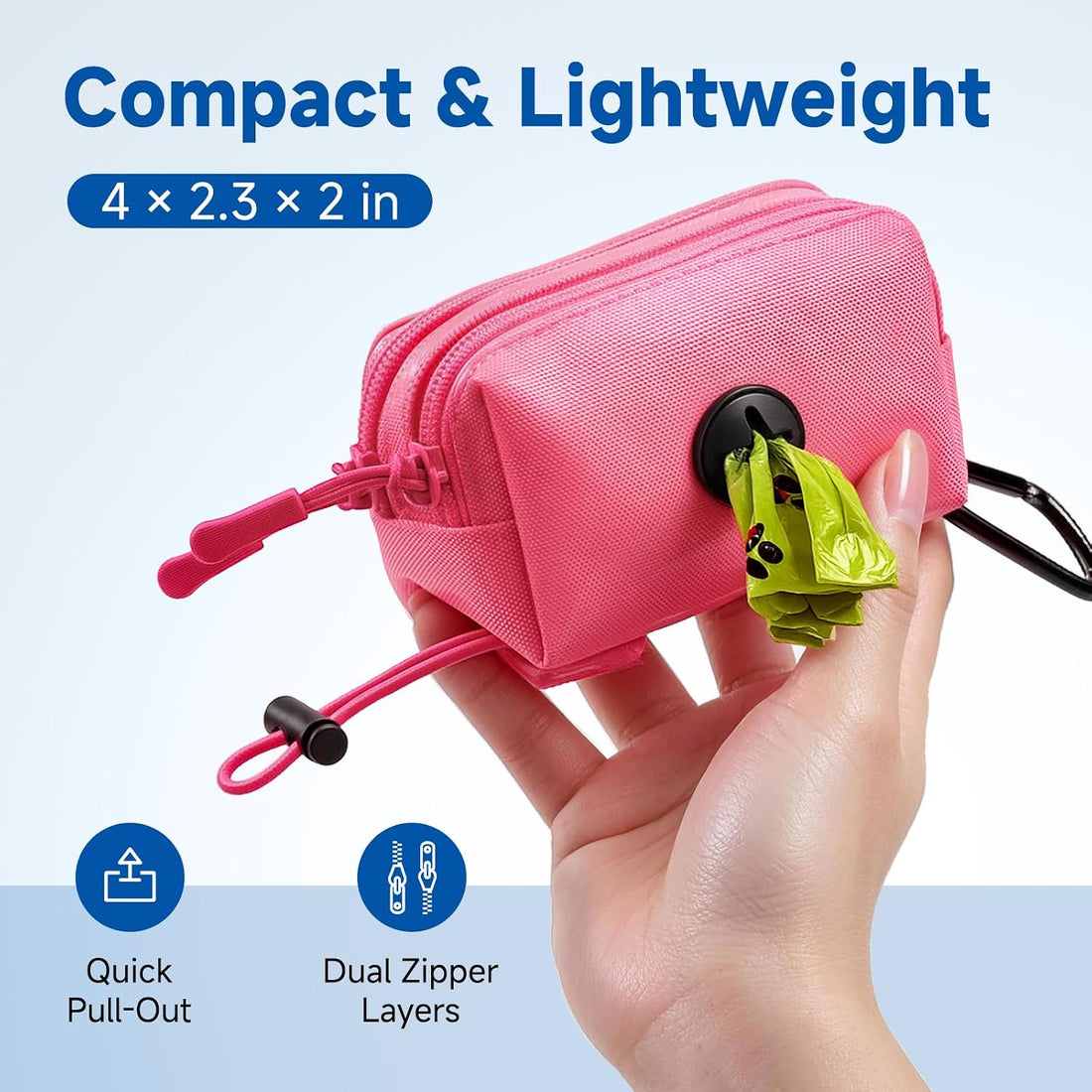 Dog Poop Bag Holder for Leashes