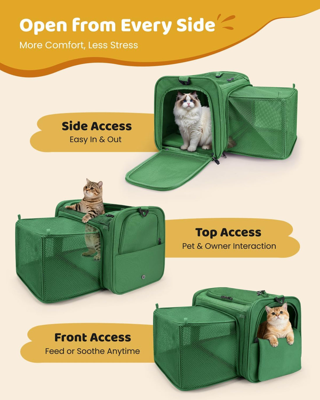 MIDOG Soft Cat Carrier Airline Approved