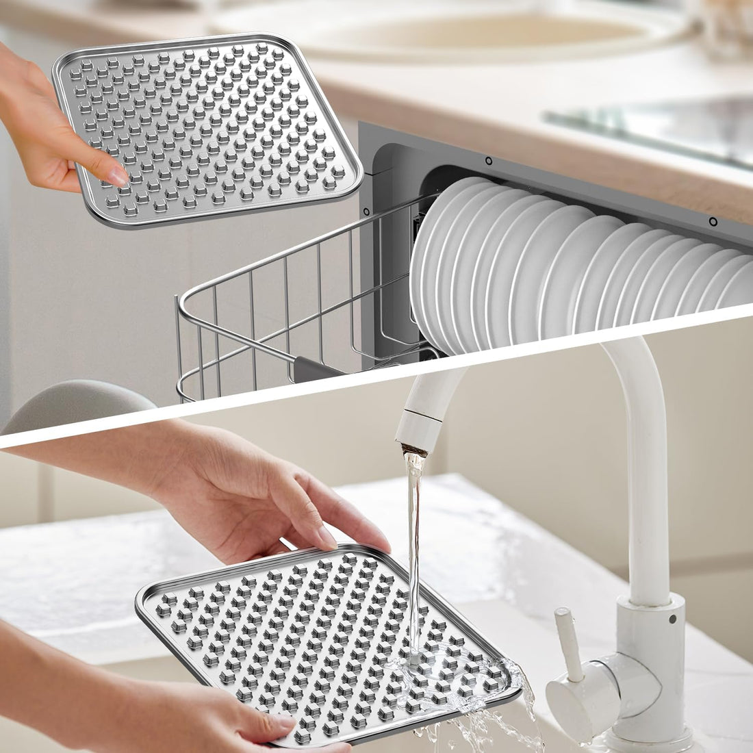 Lick Mat for Dogs & Cats, Double-Wall Stainless Steel
