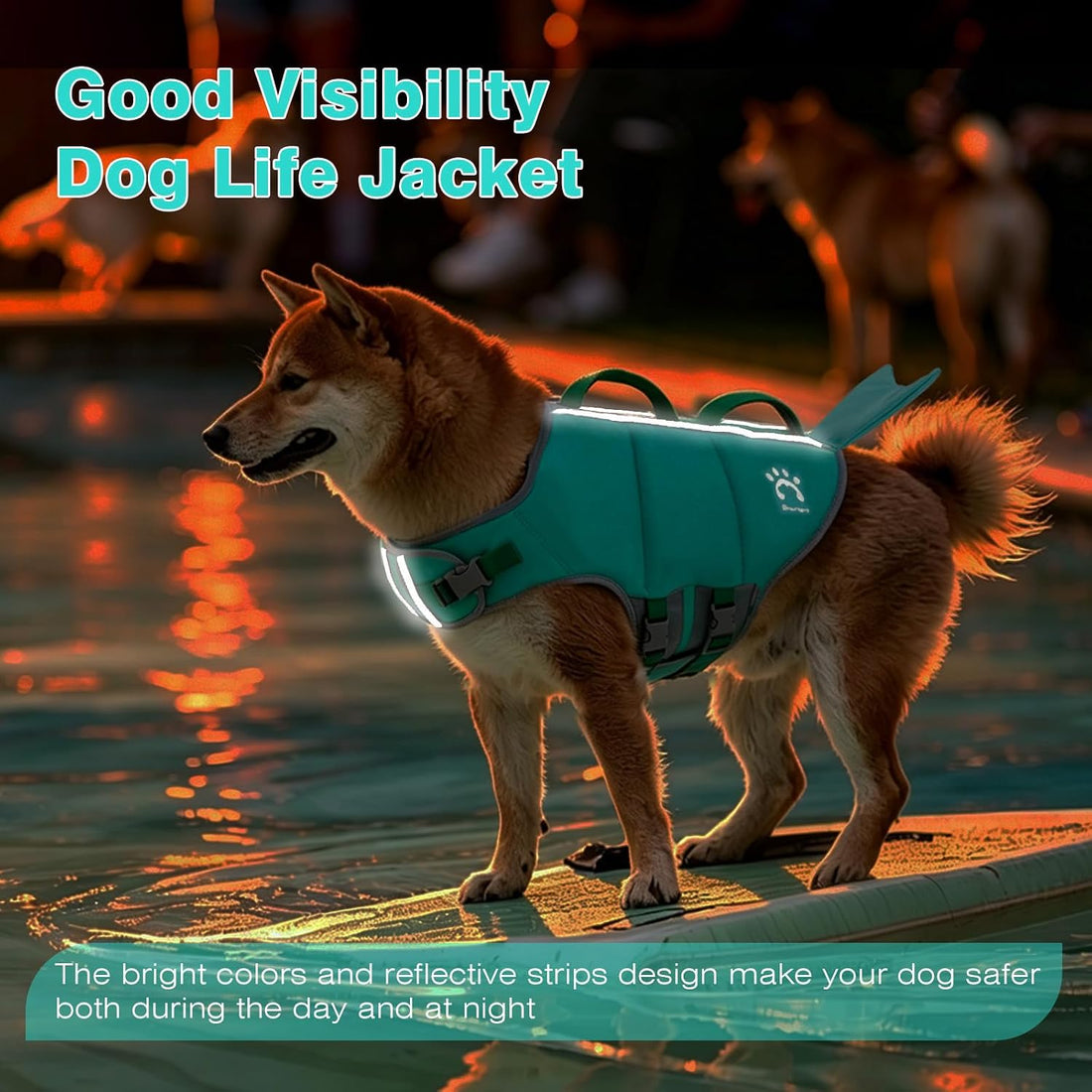 Dog Life Jacket, Dog Life Vests for Swimming Boating