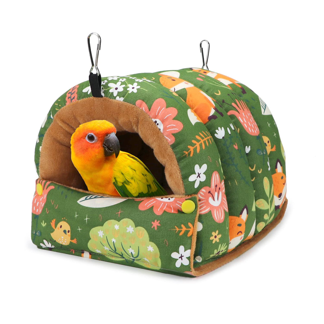Wontee Bird Nest House Winter Warm Snuggle Hut Bird Bed Hanging