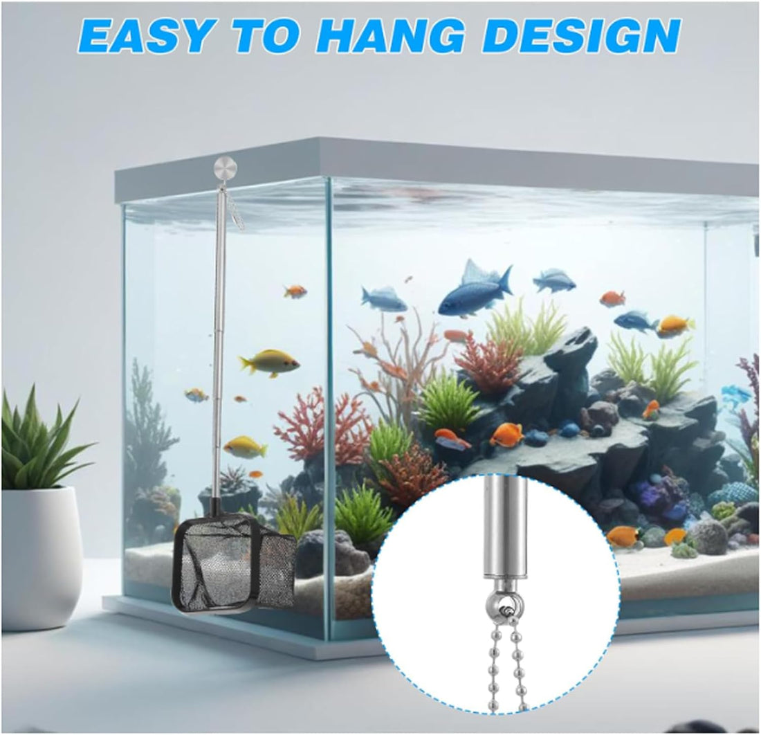 Nogeqi 2Pcs Fish Tank Net Small Fish Net for Fish Tank
