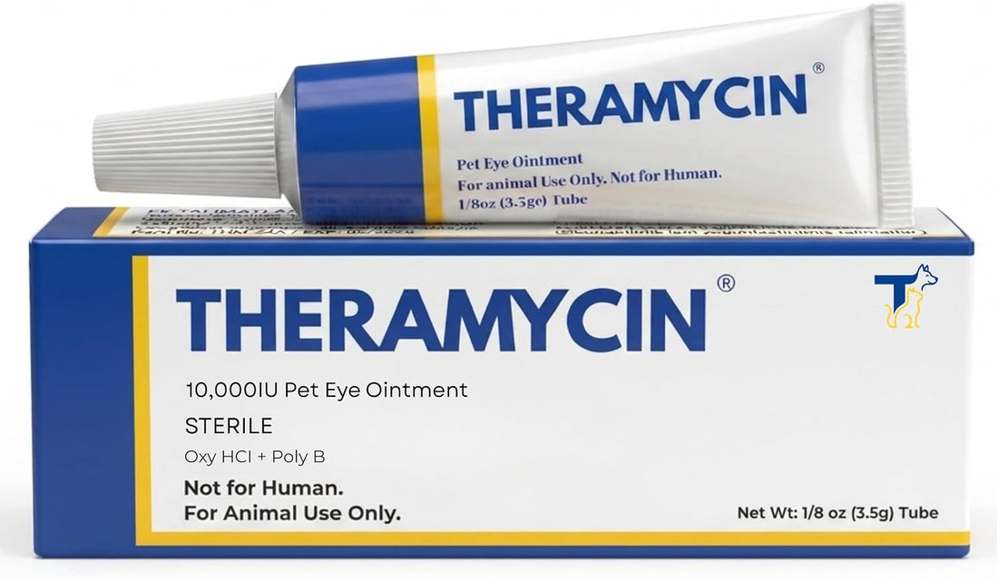 Pet Eye Care Ointment for Dogs, Cats and All Pets 1/8 oz /3.5gr 1 Tube