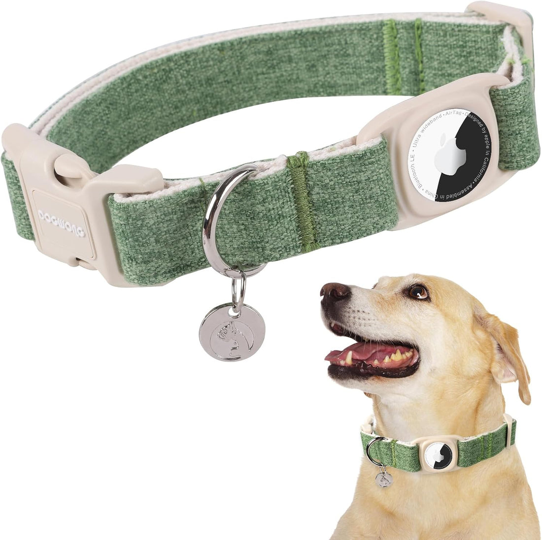 DOGWONG Red White Polka Dot Dog Collar for Small Dogs S