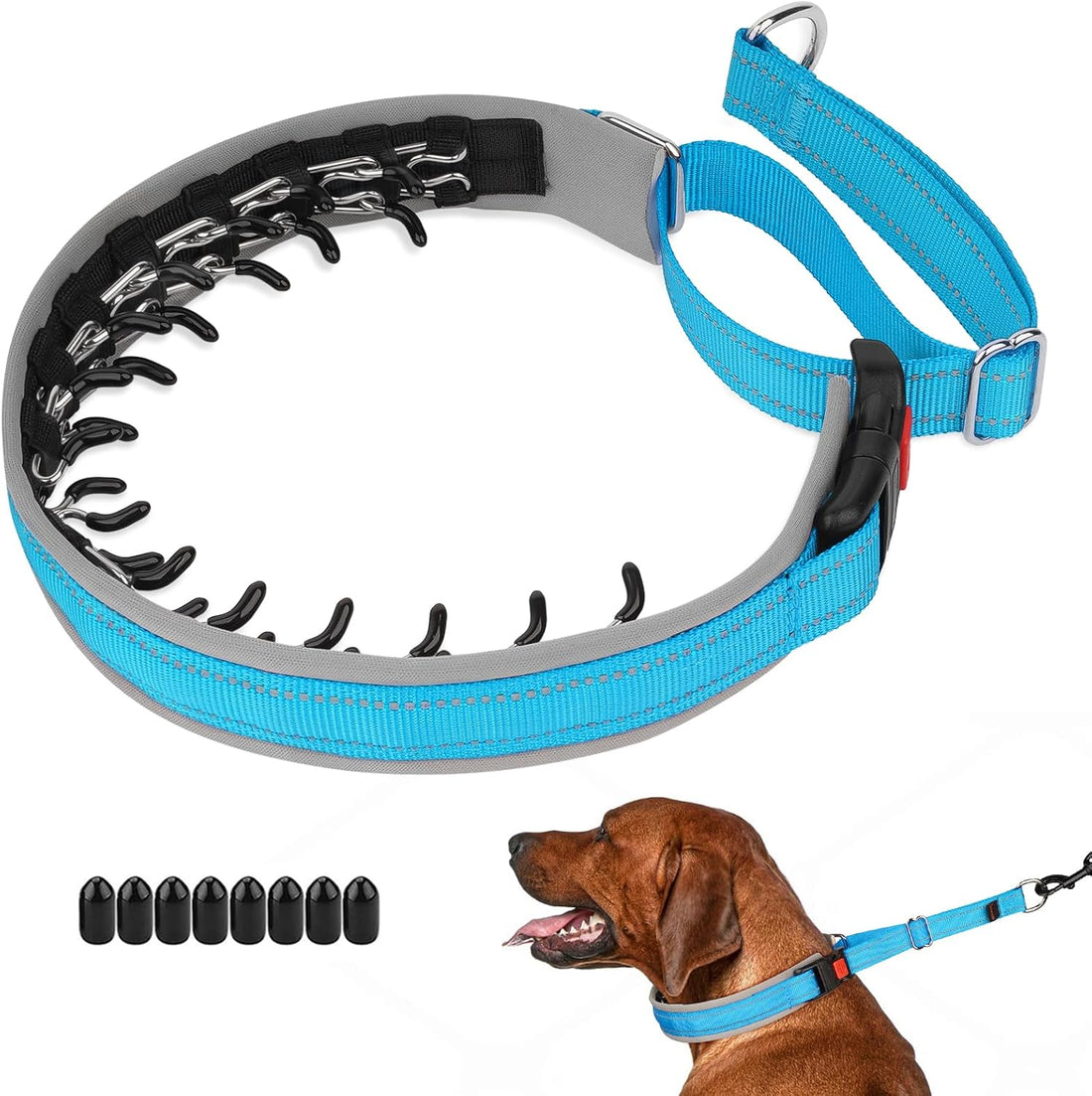 Mayerzon Martingale Dog Training Walking Collar for Pulling | Hot Pink