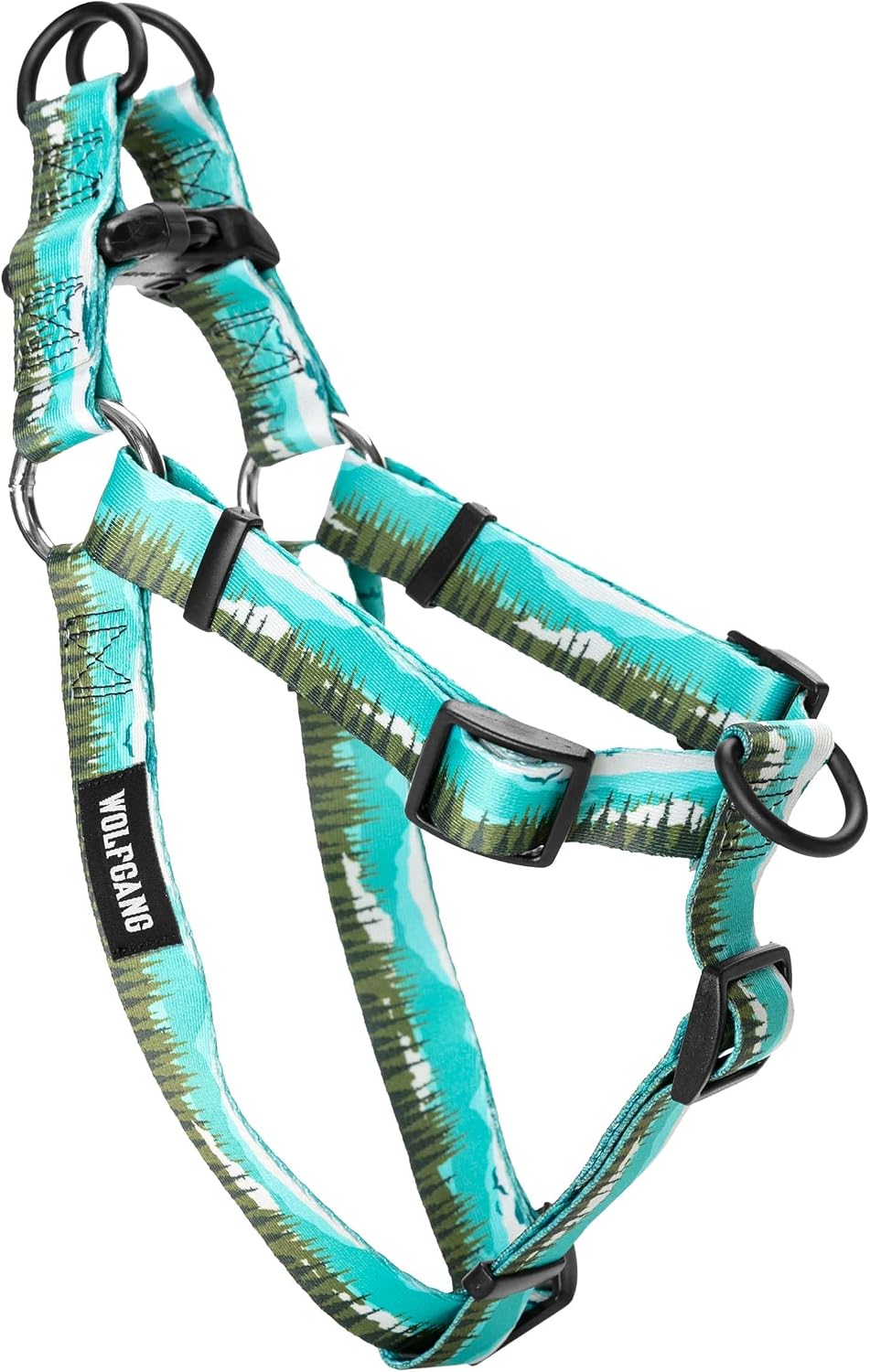 Wolfgang Venture Dog Harness Greatescape Print Large