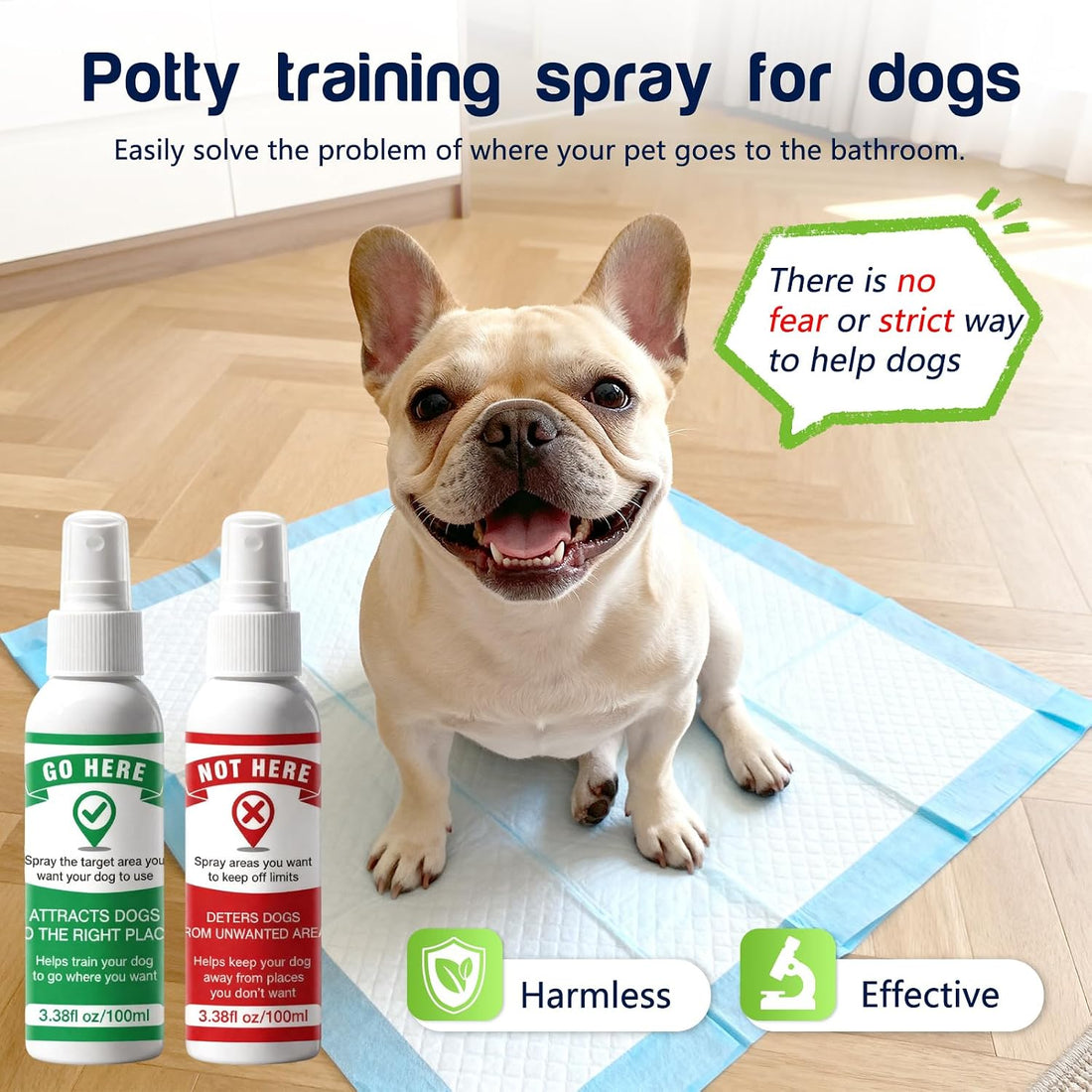 QHZ Potty Training Spray for Dogs and Puppies