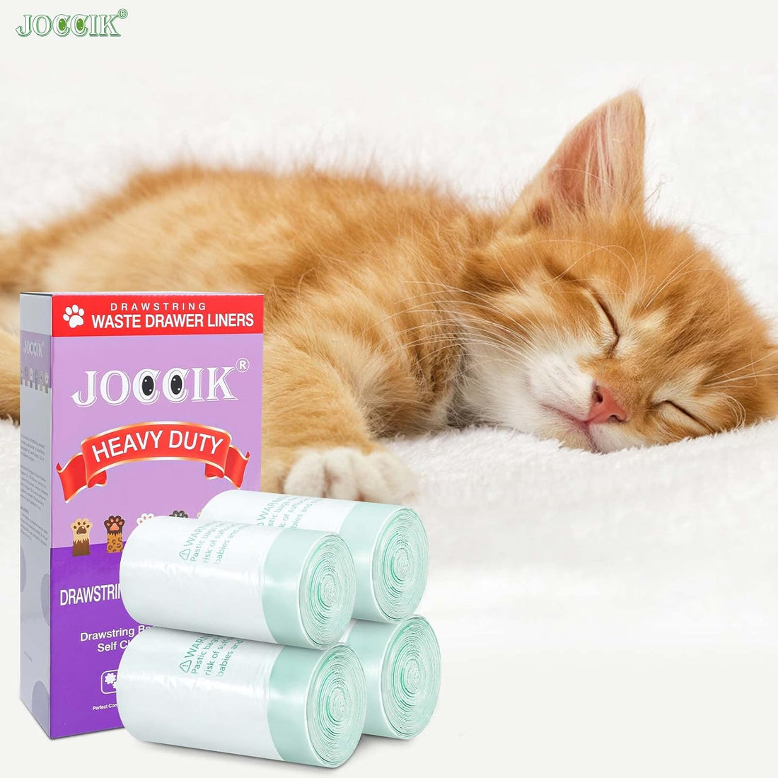 Drawstring Litter Box Liners Compatible with Robot