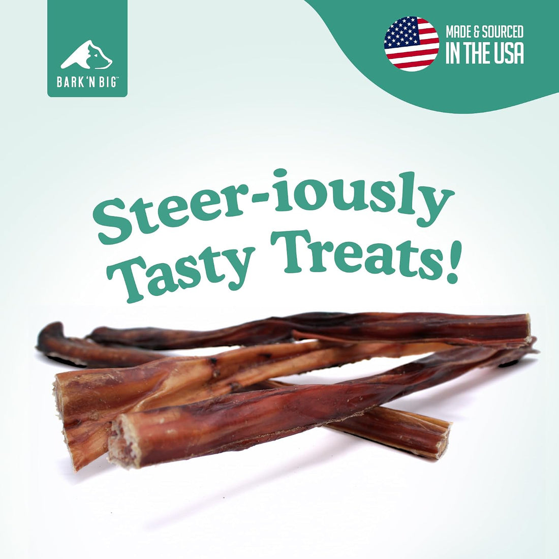 Thick Odor Free Steer Bully Sticks 5-6 Inch 12 Count