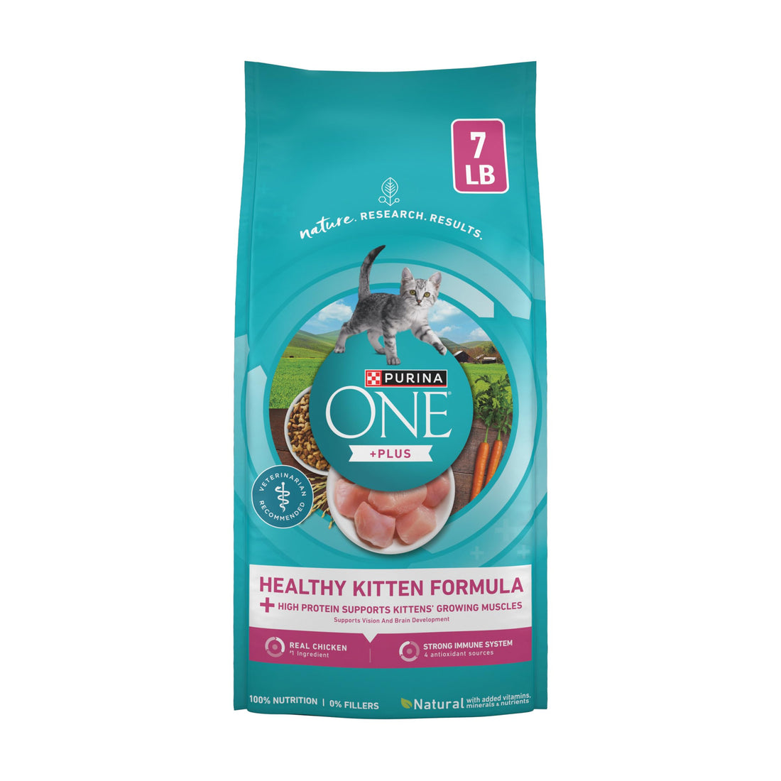 Purina ONE High Protein, Natural Dry Kitten Food