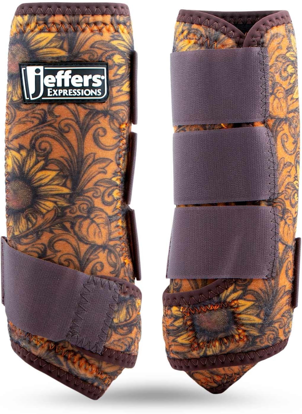 Jeffers Expression Protective Horse Boots, 1 Pair, Medium
