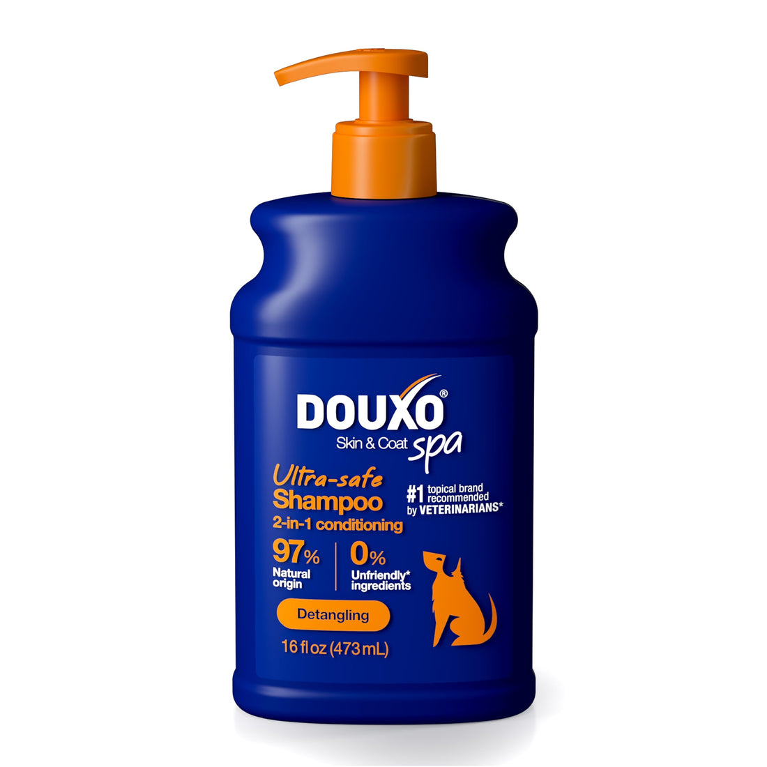DOUXO SPA 2 in 1 Dog Shampoo and Conditioner, 16 fl oz