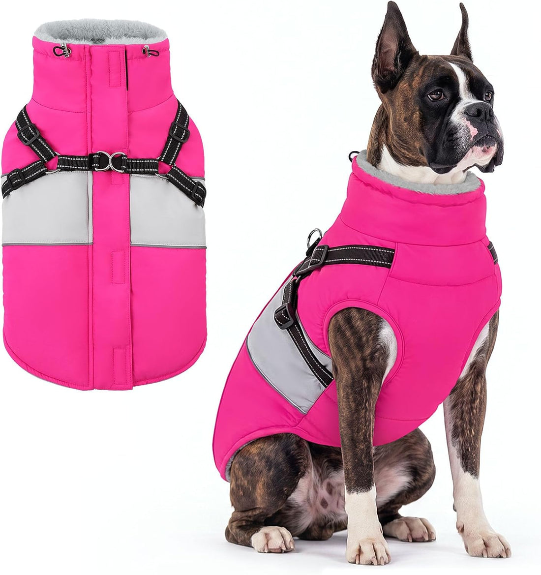 AOFITEE Dog Coat Large Dog Winter Coat Waterproof Dogs Jacket