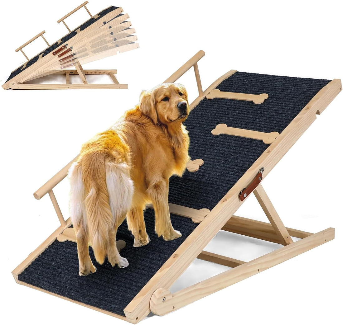Dog Ramp for Bed, Ramp for Dogs to Get on Bed