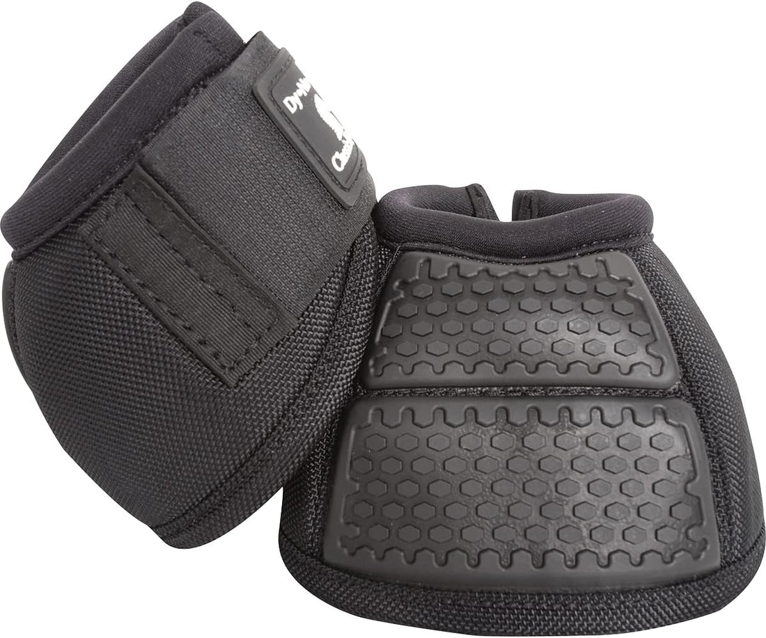 Classic Equine Flexion No-Turn Bell Boots L Black