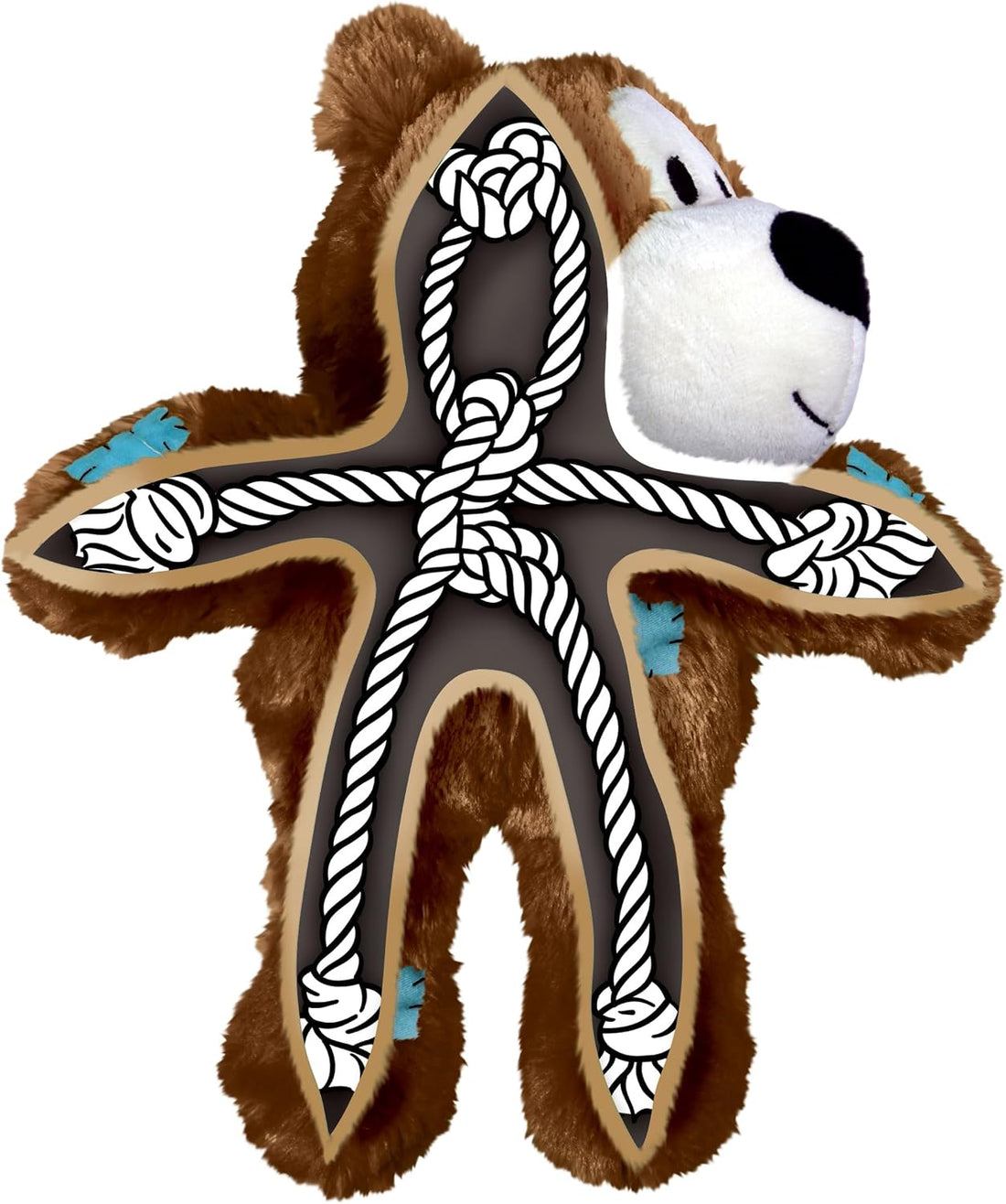 KONG Wild Knots Bears - Durable Dog Toys with Internal Knotted Ropes