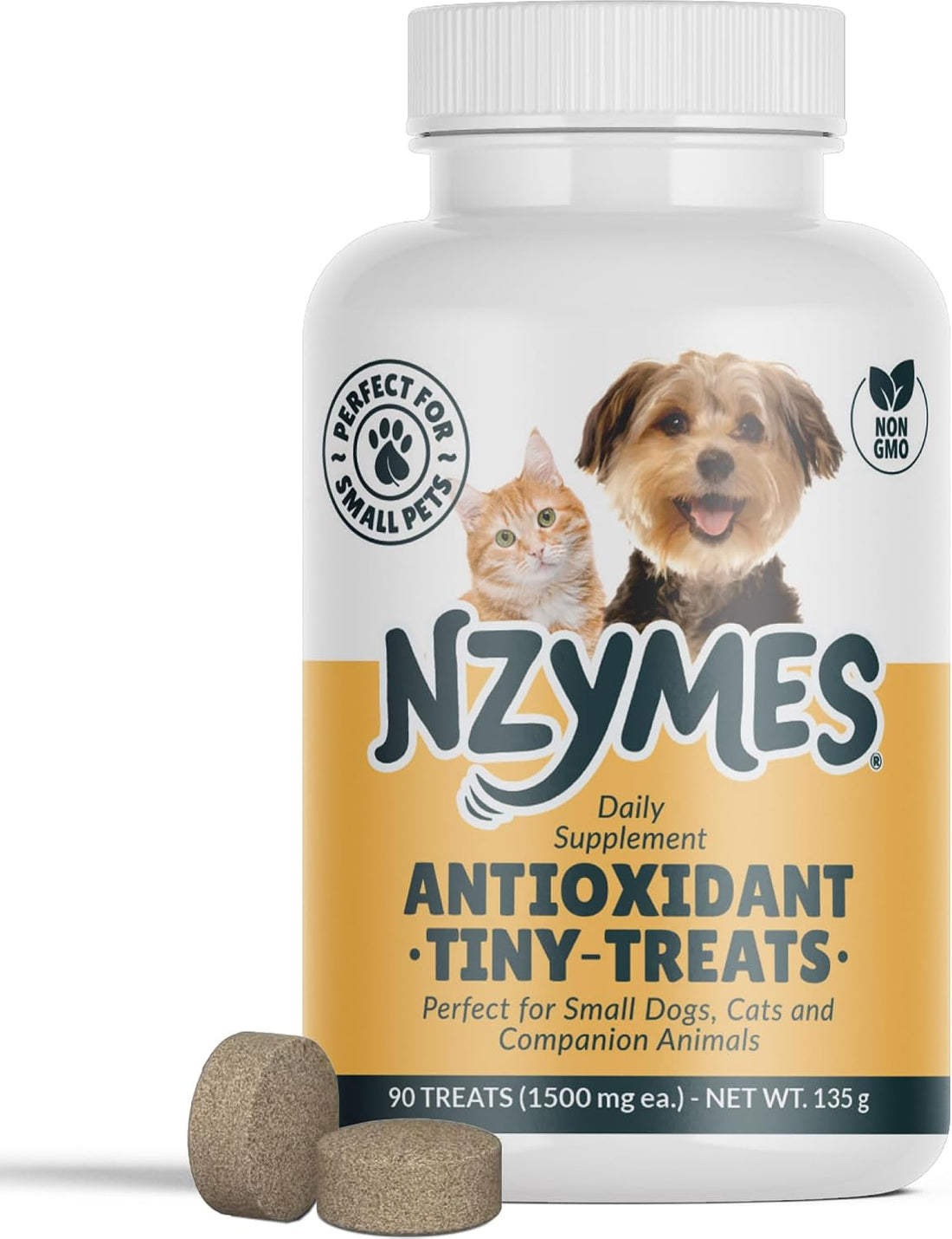 Nzymes Antioxidant Tiny Treats for Small Dogs, Hip & Joint Mobility