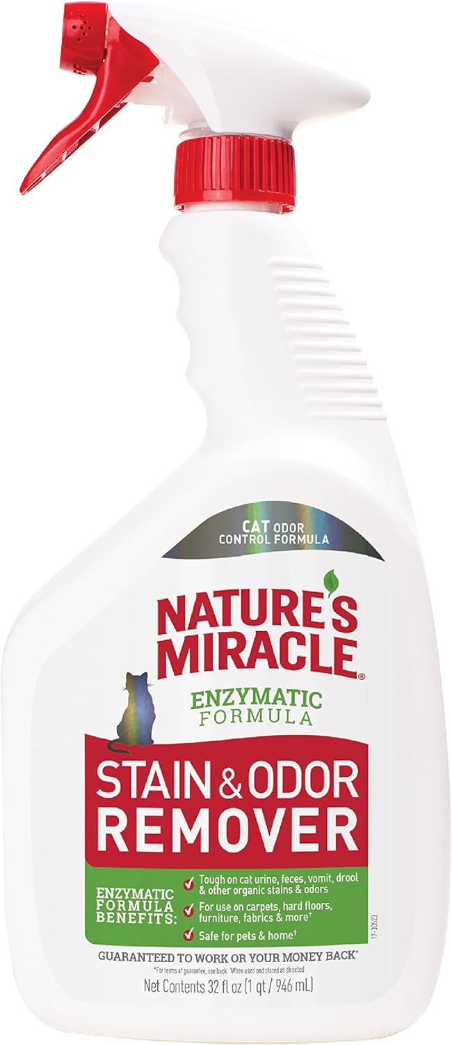 Nature's Miracle Cat Stain and Odor Remover With New Odor Control