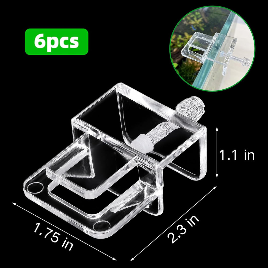 Okllen 12 PCS Egg Crate, Aquarium Divider with 6 Board Clips