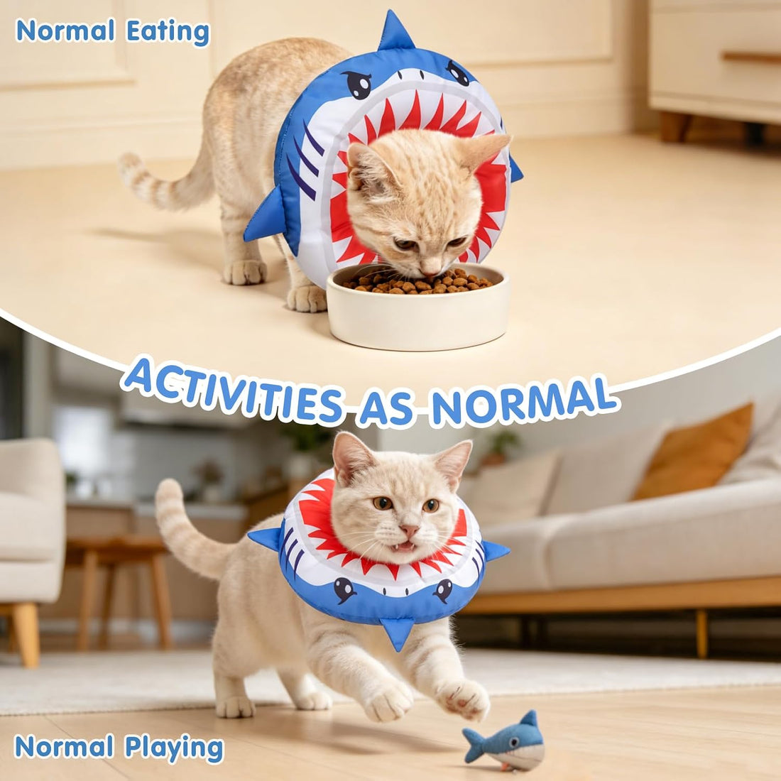 BEAUTYZOO Cat Cone Collars Soft