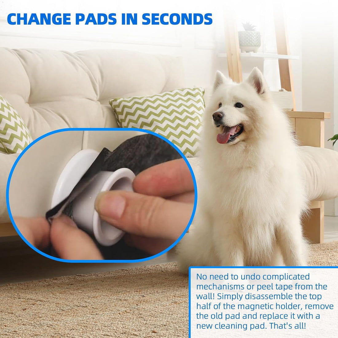 4 Pack Magnetic Puppy Pee Pad Holders