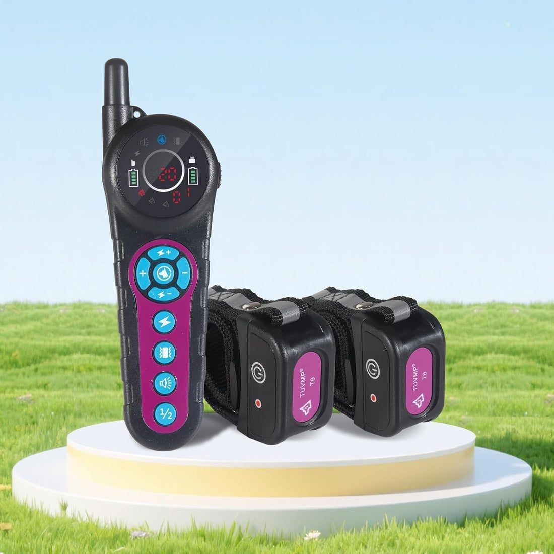 DOTSTAR Wireless Dog Fence Pet Electronic Training Collar 2-in-1