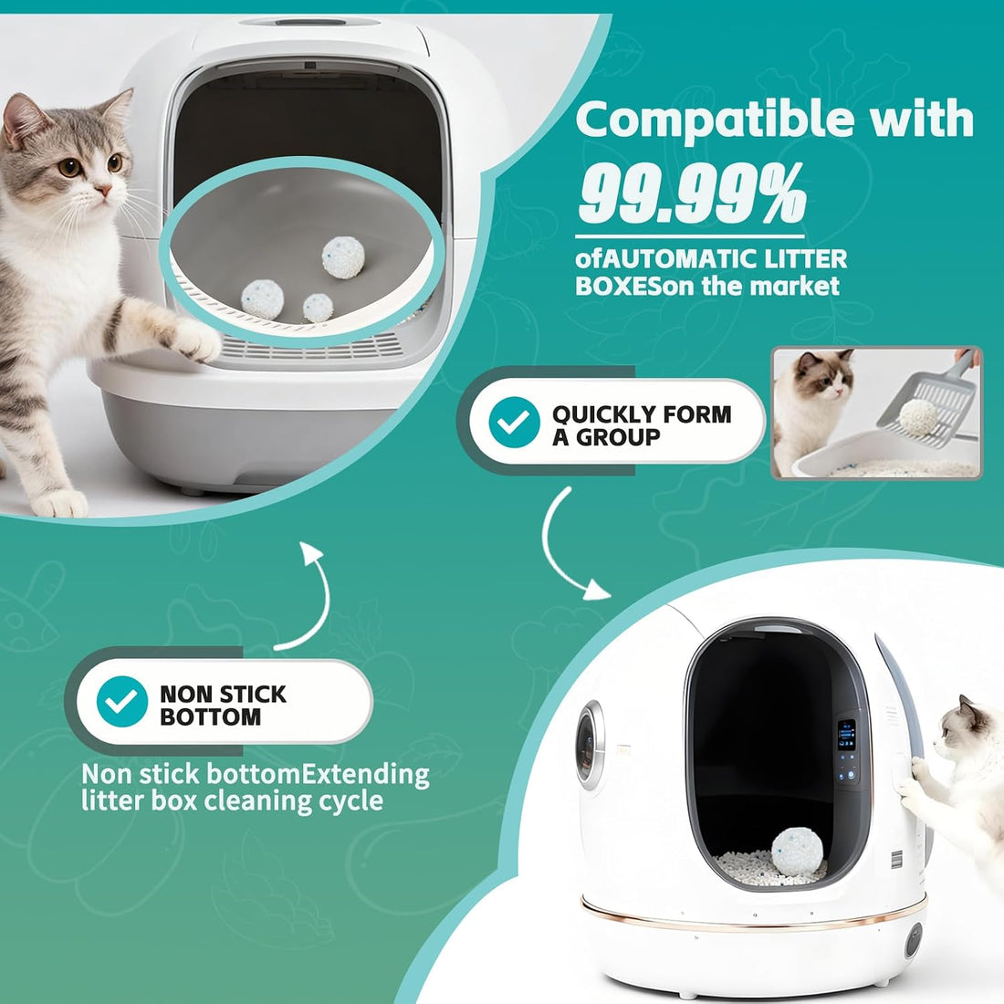 Tapioca Cat Litter, Cassava Cat Litter Odor Control Dust-Free